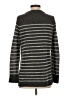 Rebecca Taylor 100% Cashmere Stripes Gray Cashmere Pullover Sweater Size S - photo 2