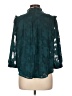 LC Lauren Conrad 100% Polyester Teal 3/4 Sleeve Blouse Size L - photo 2