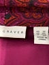 Susan Graver Paisley Burgundy Blazer Size S - photo 6