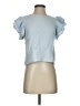 Drew 100% Cotton Blue Short Sleeve Top Size XS - photo 1