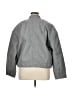 Gap 100% Polyester Solid Gray Jacket Size XL - photo 2