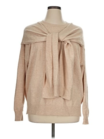 Olivia Grey Pullover Sweater (view 1)