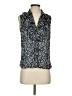 Tahari by ASL 100% Polyester Blue Sleeveless Blouse Size S - photo 1