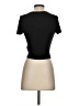 Final Touch Black Short Sleeve Turtleneck Size S - photo 2