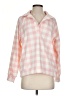 Dudley Stephens 100% Polyester Checkered-gingham Pink Pullover Sweater Size XS - photo 1