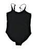 Art Class Solid Black One Piece Swimsuit Size 14 - photo 2