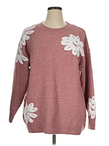Olivia Grey Pullover Sweater (view 1)