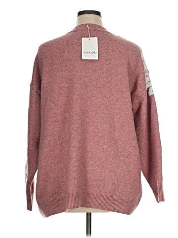 Olivia Grey Pullover Sweater (view 2)