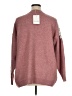 Olivia Grey Floral Burgundy Pullover Sweater Size 1X - photo 2