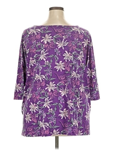 Woman Within 3/4 Sleeve Blouse (view 2)