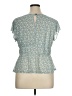 Madison Teal Short Sleeve Blouse Size XL - photo 2