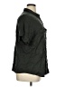 J.Jill 100% Modal Solid Black Short Sleeve Button-Down Shirt Size XL - photo 4