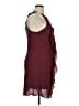 Venus 100% Polyester Burgundy Cocktail Dress Size 16 - photo 4