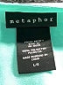 metaphor 100% Polyester Teal 3/4 Sleeve Blouse Size L - photo 7