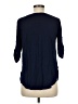 NY&C 100% Rayon Blue 3/4 Sleeve Blouse Size M - photo 2