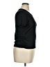 Apana Black Short Sleeve Top Size XL - photo 4