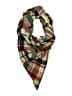 Unbranded Plaid Burgundy Scarf One size - photo 1