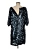 Cachet 100% Polyester Stars Blue Cocktail Dress Size 6 - photo 2
