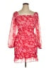Sim & Sam 100% Polyester Red Cocktail Dress Size XL - photo 1