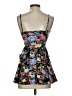 BDG 100% Polyester Floral Black Casual Dress Size S - photo 2
