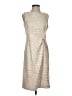 J. McLaughlin Metallic Tan Cocktail Dress Size S - photo 1