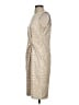J. McLaughlin Metallic Tan Cocktail Dress Size S - photo 5