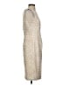 J. McLaughlin Metallic Tan Cocktail Dress Size S - photo 4