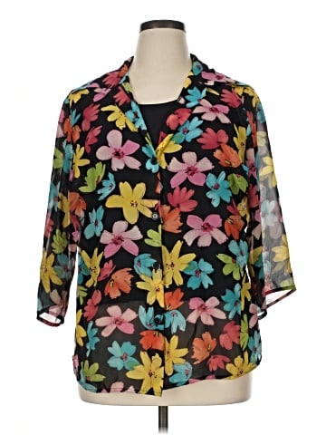Alyn Paige 3/4 Sleeve Blouse (view 1)