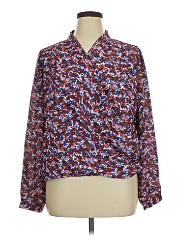 New York & Company Long Sleeve Blouse (view 1)