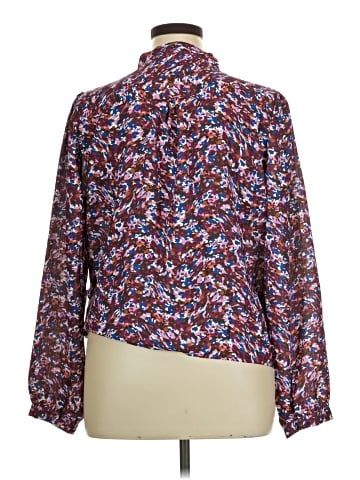 New York & Company Long Sleeve Blouse (view 2)