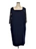 Alex Evenings Blue Cocktail Dress Size 22 - photo 1