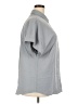 Unbranded 100% Polyester Gray Short Sleeve Blouse Size XXL - photo 4