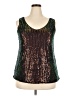 Unbranded 100% Polyester Green Sleeveless Top Size 2X - photo 1