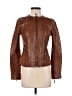 Vince. 100% Leather Brown Leather Jacket Size XS - photo 1