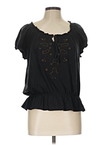 St. John's Bay Short Sleeve Blouse (view 1)