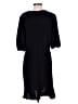 Emma & Michele 100% Polyester Solid Black Cocktail Dress Size L - photo 2