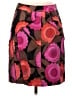 Etcetera 100% Acetate Print Brown Casual Skirt Size 2 - photo 1