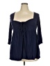 Venus Blue 3/4 Sleeve Blouse Size 2X - photo 1