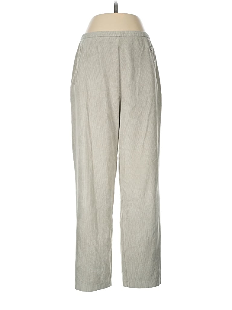Pre-owned Lands' End Casual Pants In Gray