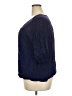 Solitaire 100% Rayon Blue 3/4 Sleeve Blouse Size 2X - photo 5