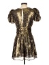 LoveShackFancy Metallic Gold Cocktail Dress Size 4 - photo 2