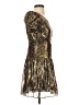 LoveShackFancy Metallic Gold Cocktail Dress Size 4 - photo 4