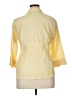 DressBarn Color Block Yellow 3/4 Sleeve Button-Down Shirt Size XL - photo 2