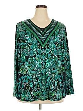 Bob Mackie Long Sleeve Blouse