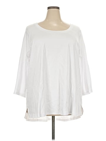 Isaac Mizrahi LIVE! 3/4 Sleeve T-Shirt (view 1)