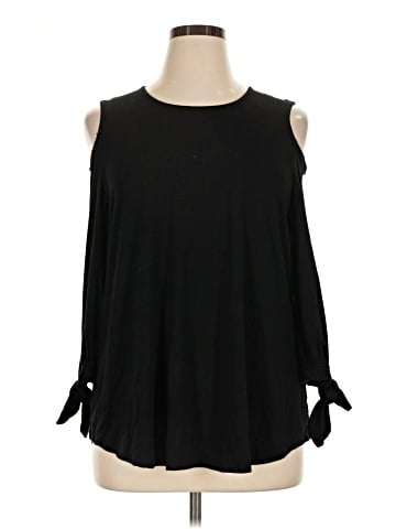 Adrianna Papell Long Sleeve Blouse (view 1)
