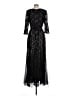 Alex Evenings Black Cocktail Dress Size 10 - photo 2