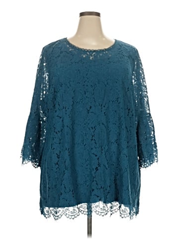 Isaac Mizrahi LIVE! 3/4 Sleeve Blouse (view 1)