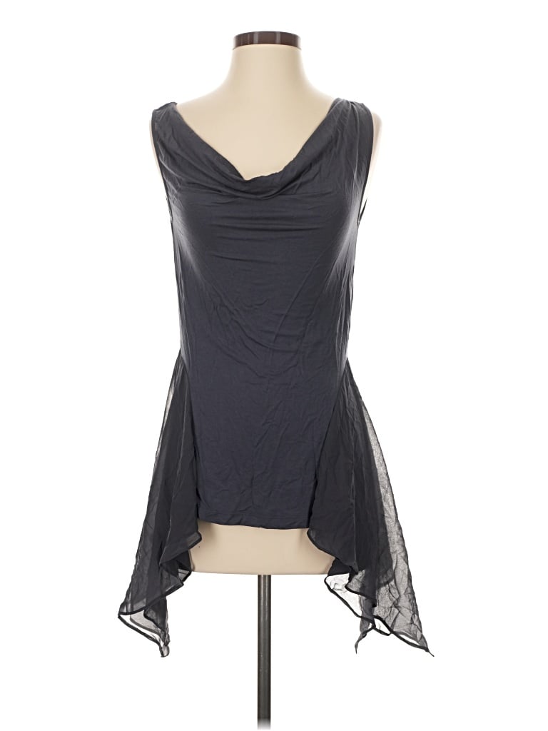 Pre-owned Bebe Sleeveless Top Gray Strapless Neckline Tops