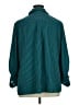 Elementz Stripes Teal Long Sleeve Blouse Size XL - photo 2